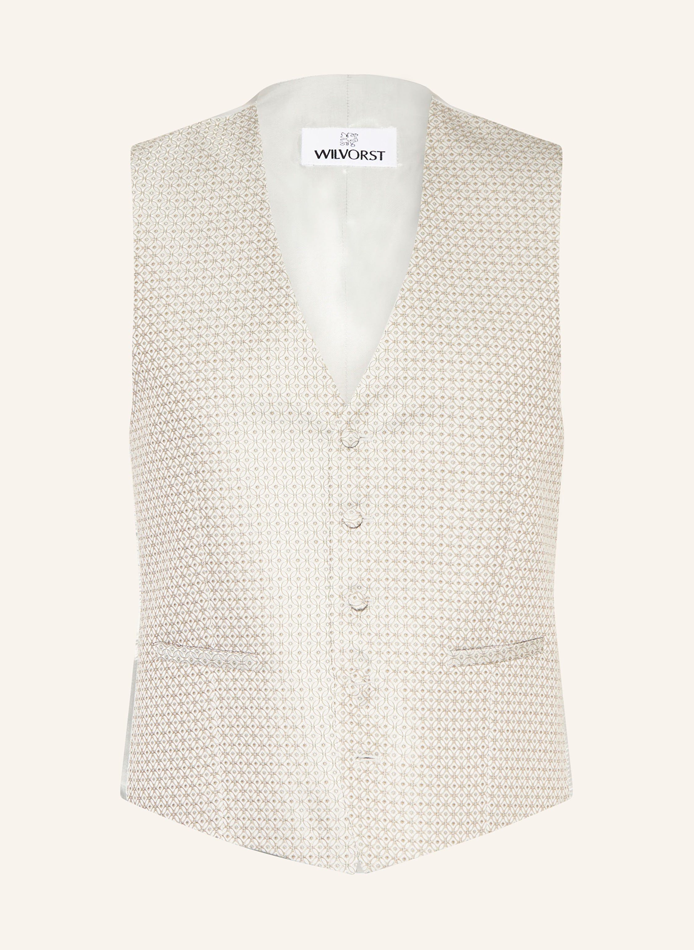 WILVORST Anzugweste Slim Fit