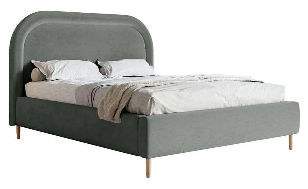 Bedframe Lorena velvet 140 x 200 cm