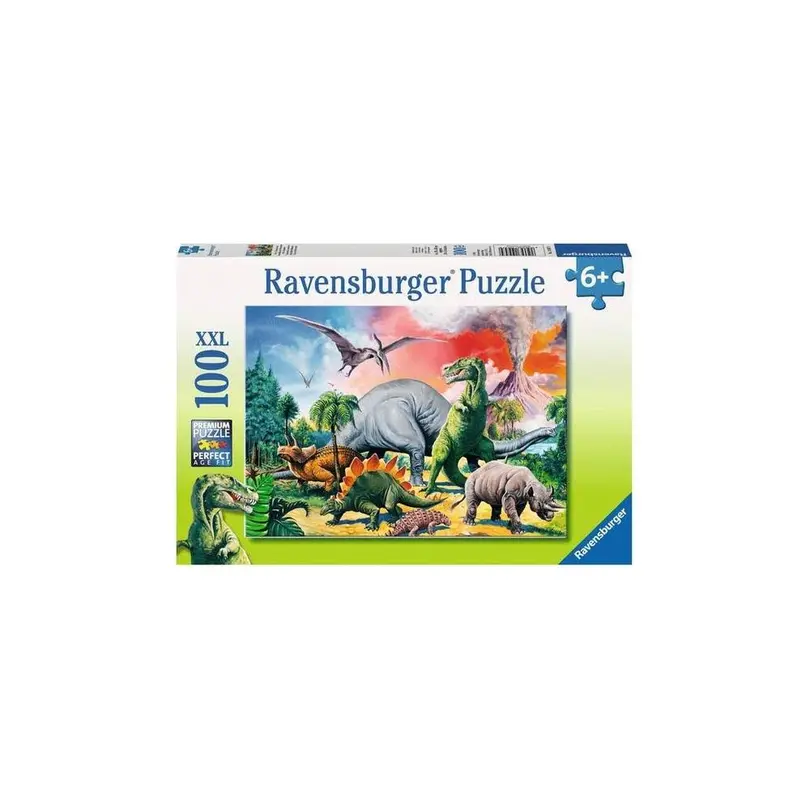 Puzzle 100-teilig Unter Dinosauriern