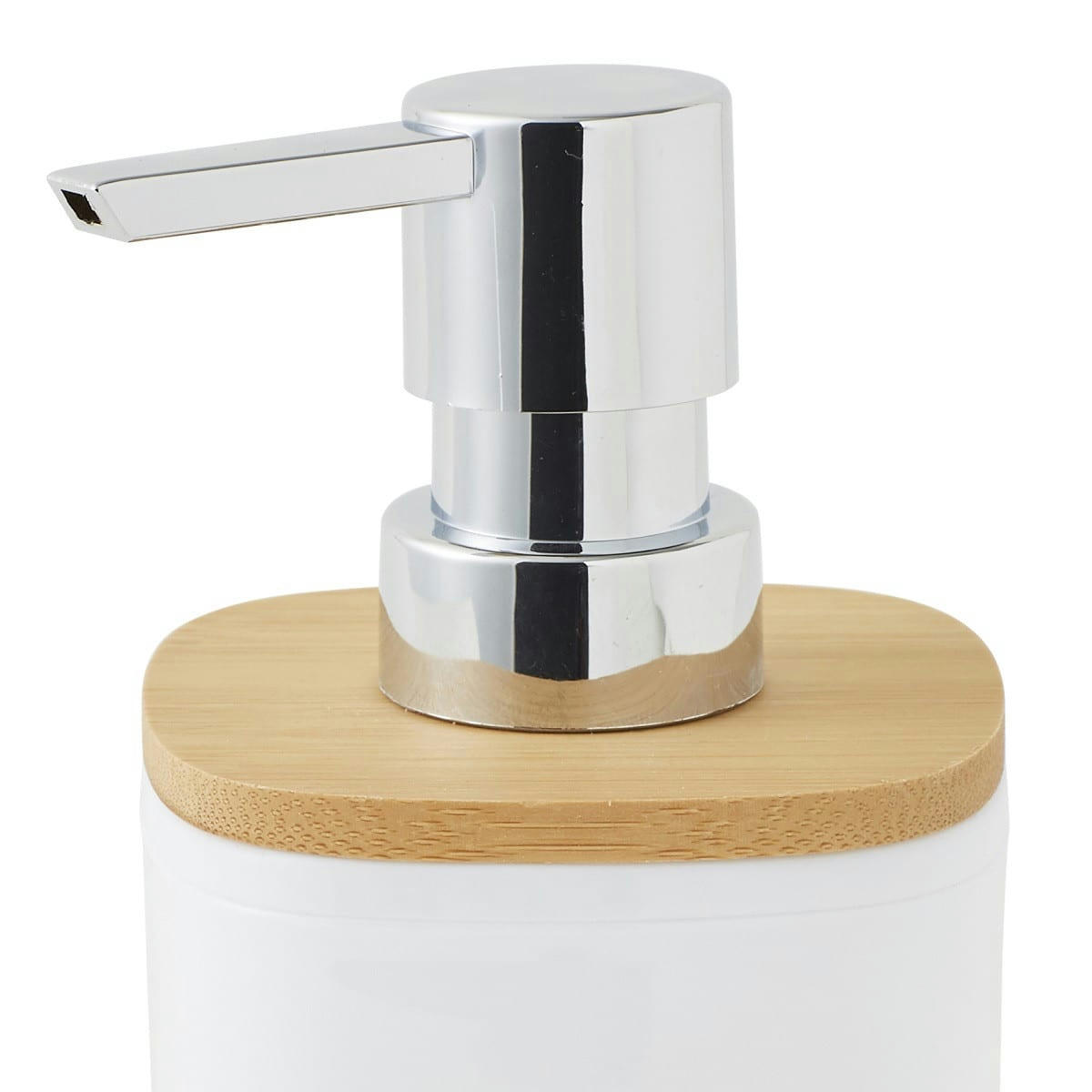 SEQUOIA - Distributeur de savon en polystyrène et bambou blanc