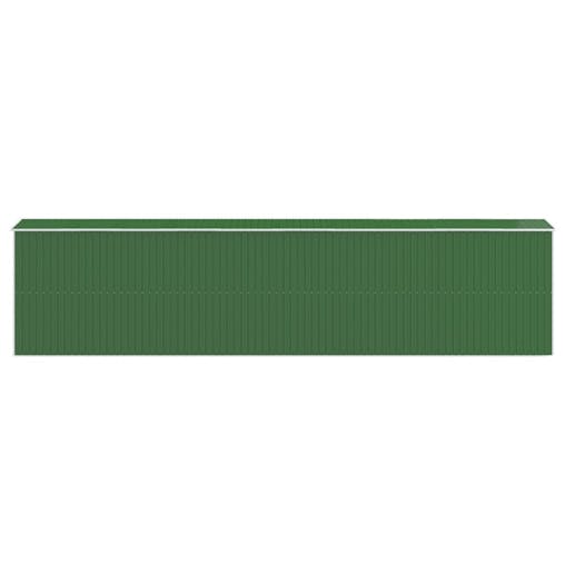 NNEVL Garden Shed Green 192x855x223 cm Galvanised Steel