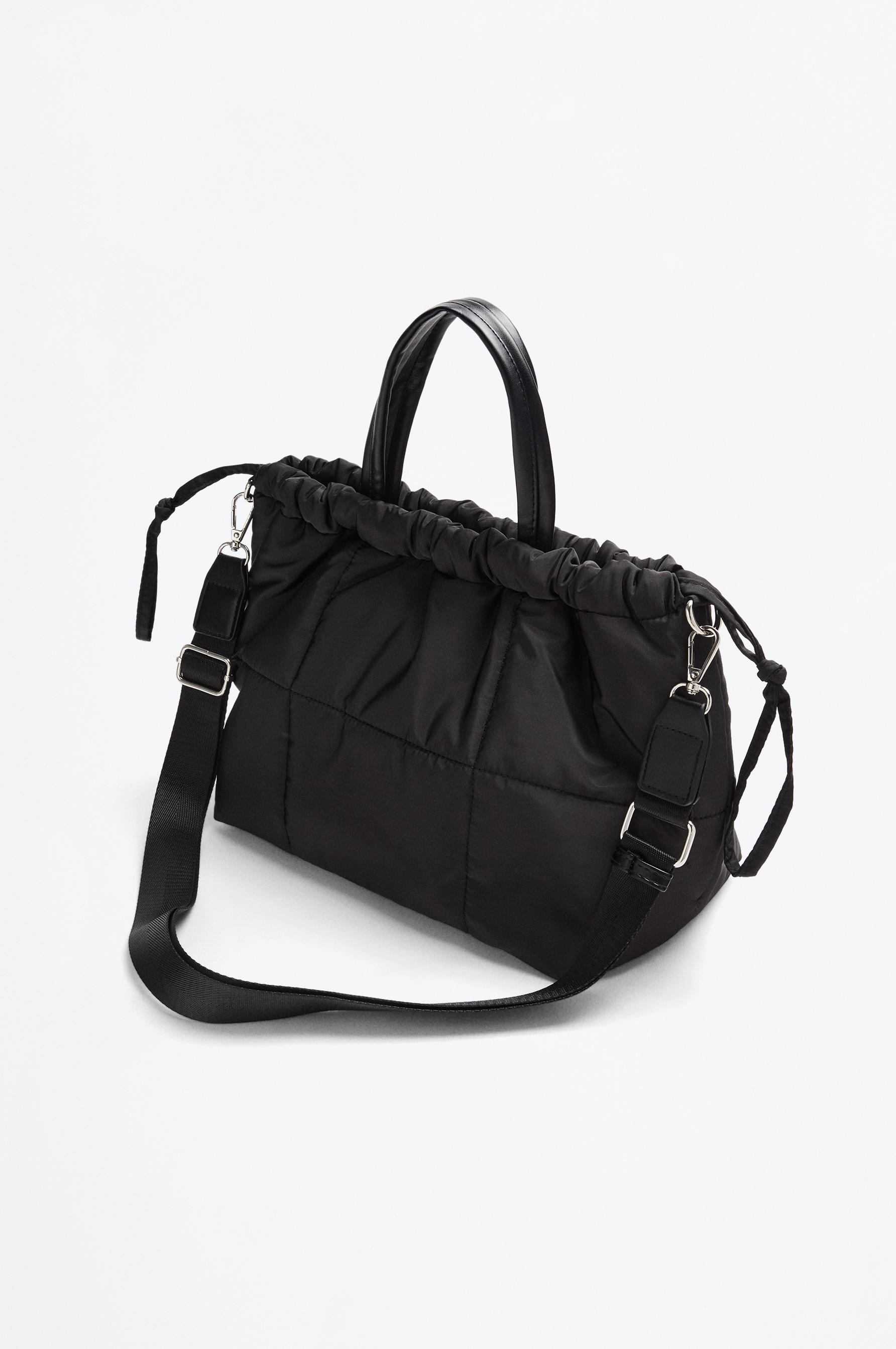 Bolso bandolera nailon acolchado doble asa