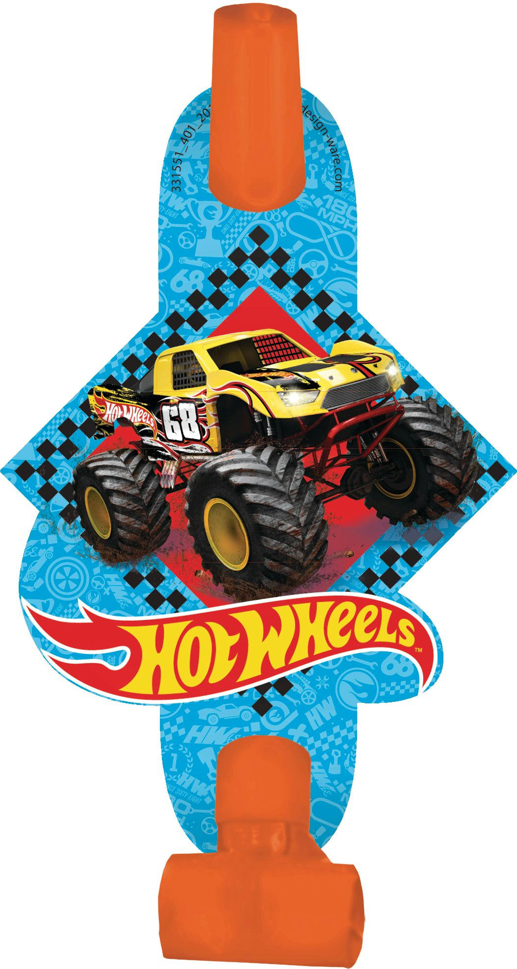 Hot Wheels Birthday Party Blowouts, 8-pc