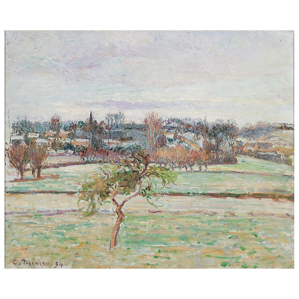 - Tableau - Vue de L'Atelier de L'Artiste à Éragny, C. Pissarro 60x75cm