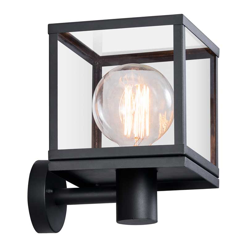 Nordlux Dalton Wandlamp Buiten - E27 - IP44 - Zwart