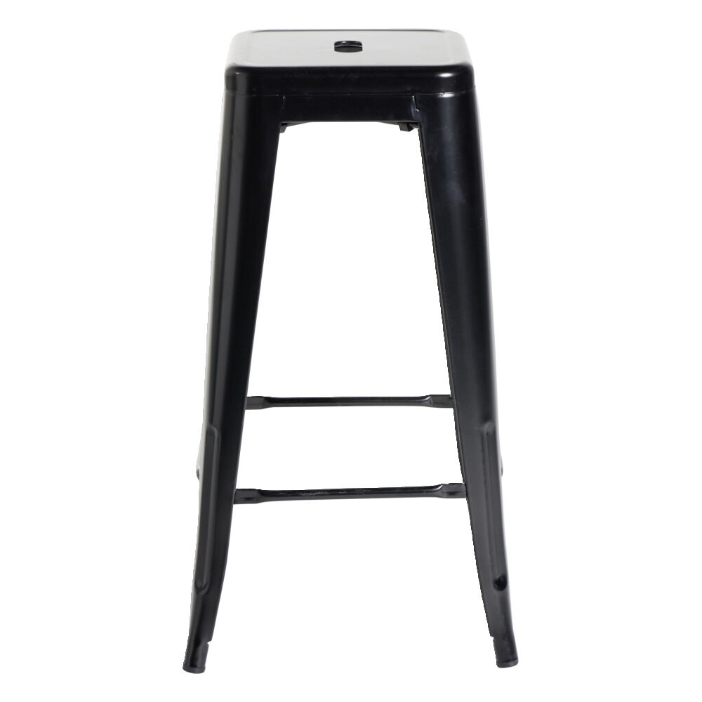 Tabouret bar Fabrik métal noir Ø31xH75cm