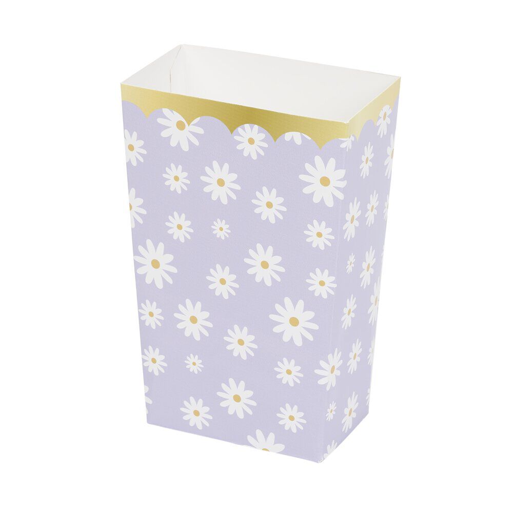 BoÎte à bonbons motif fleur thème fée x4