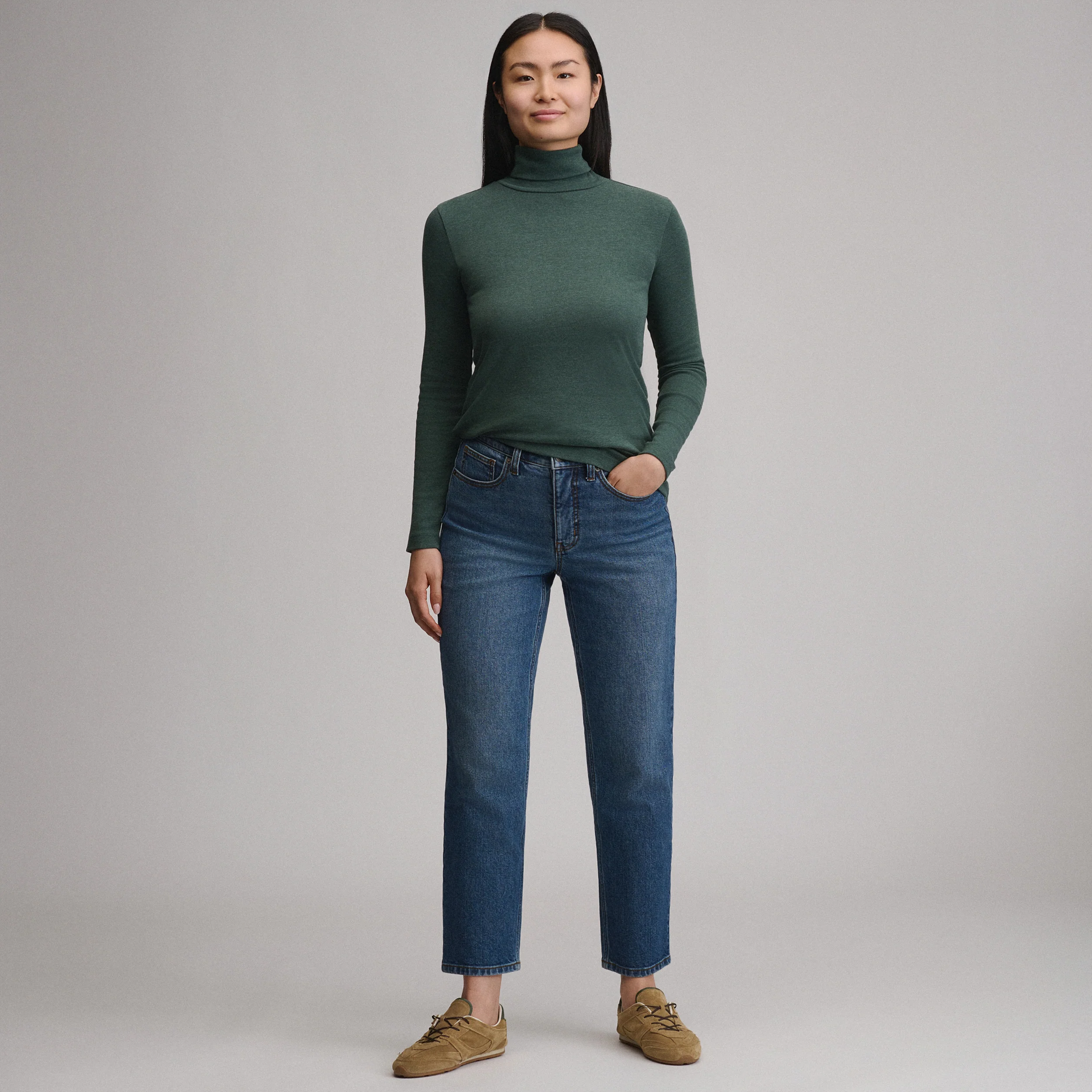 Women's Long-Sleeve Everyday Turtleneck