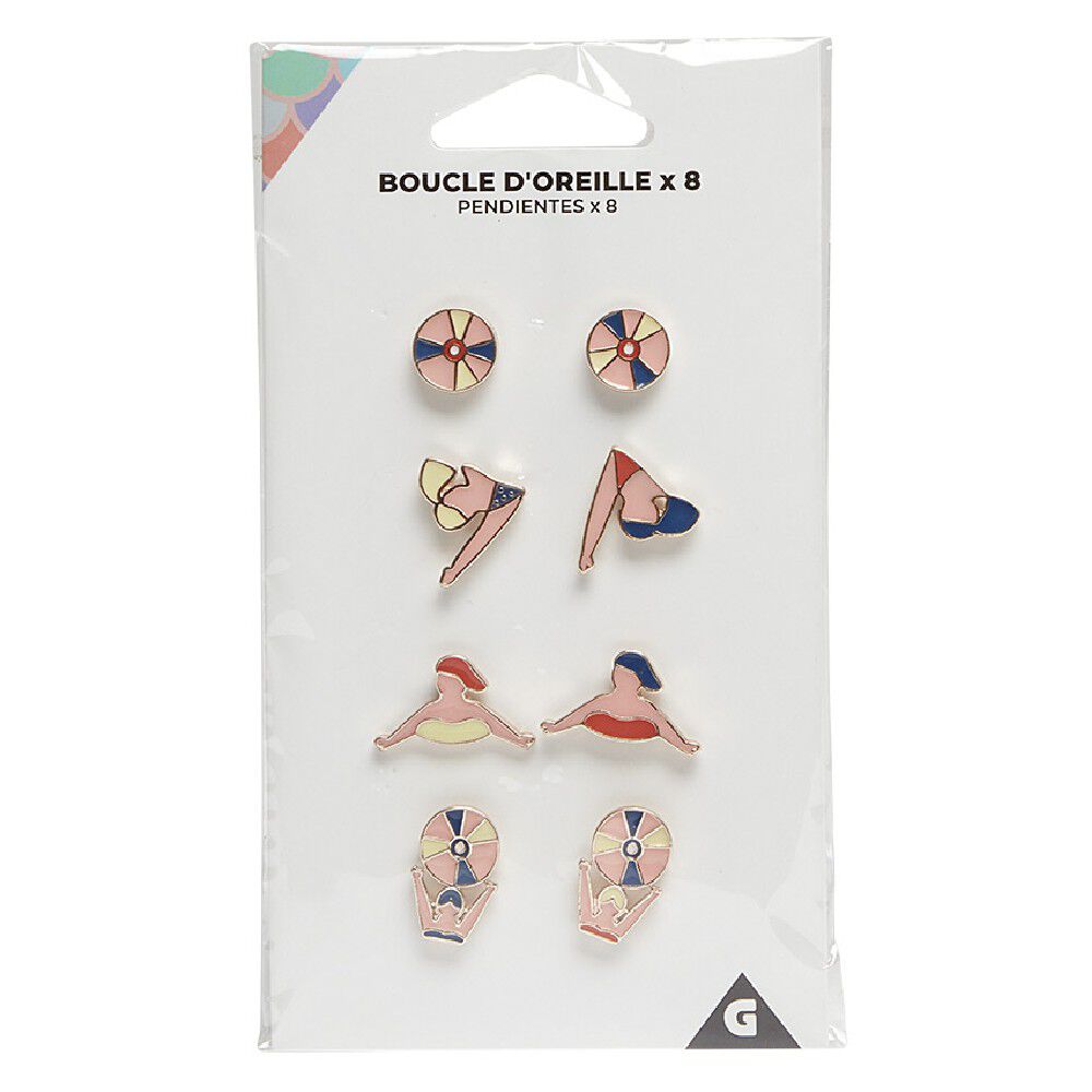 Boucle d'oreille beach (x8)
