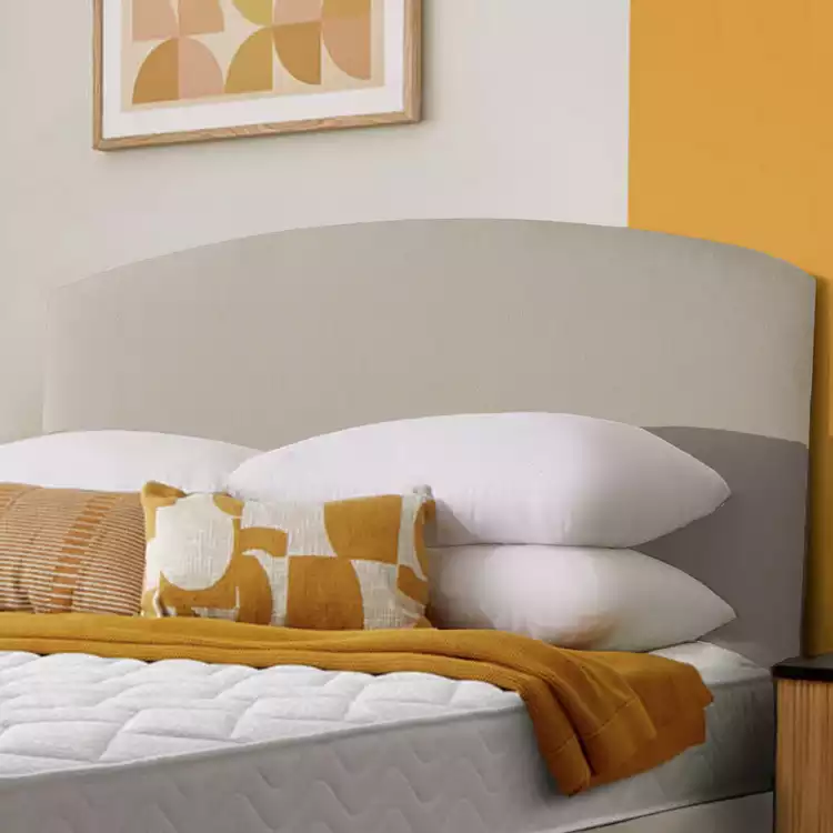 Silentnight Selene Fabric Single Headboard - Sandstone