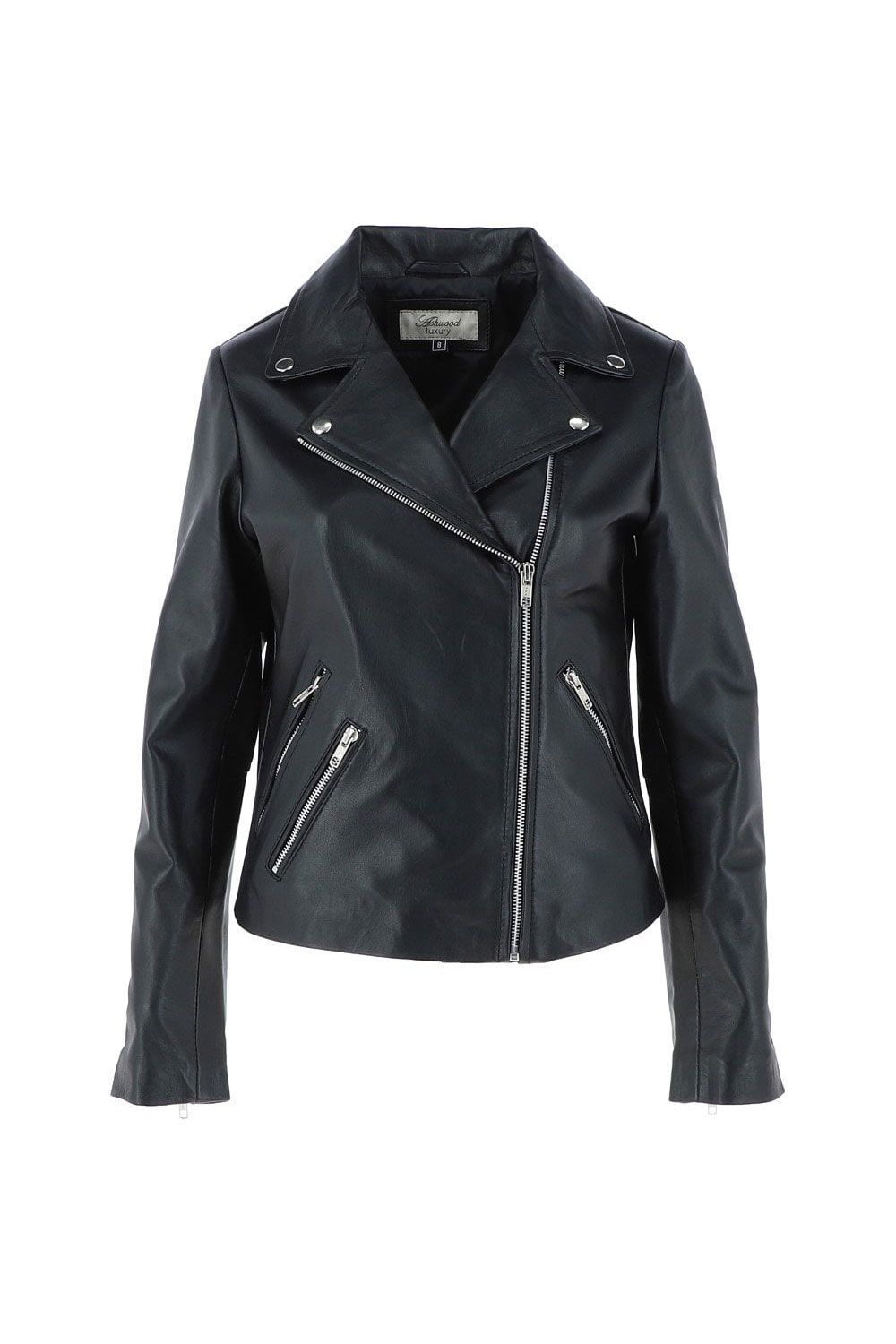 Ashwood Leather Celia' Leather Fashion Biker Jacket Women Coat