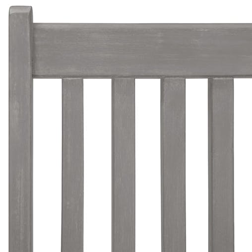 NNEVL Garden Reclining Chairs 8 pcs Grey Solid Wood Acacia