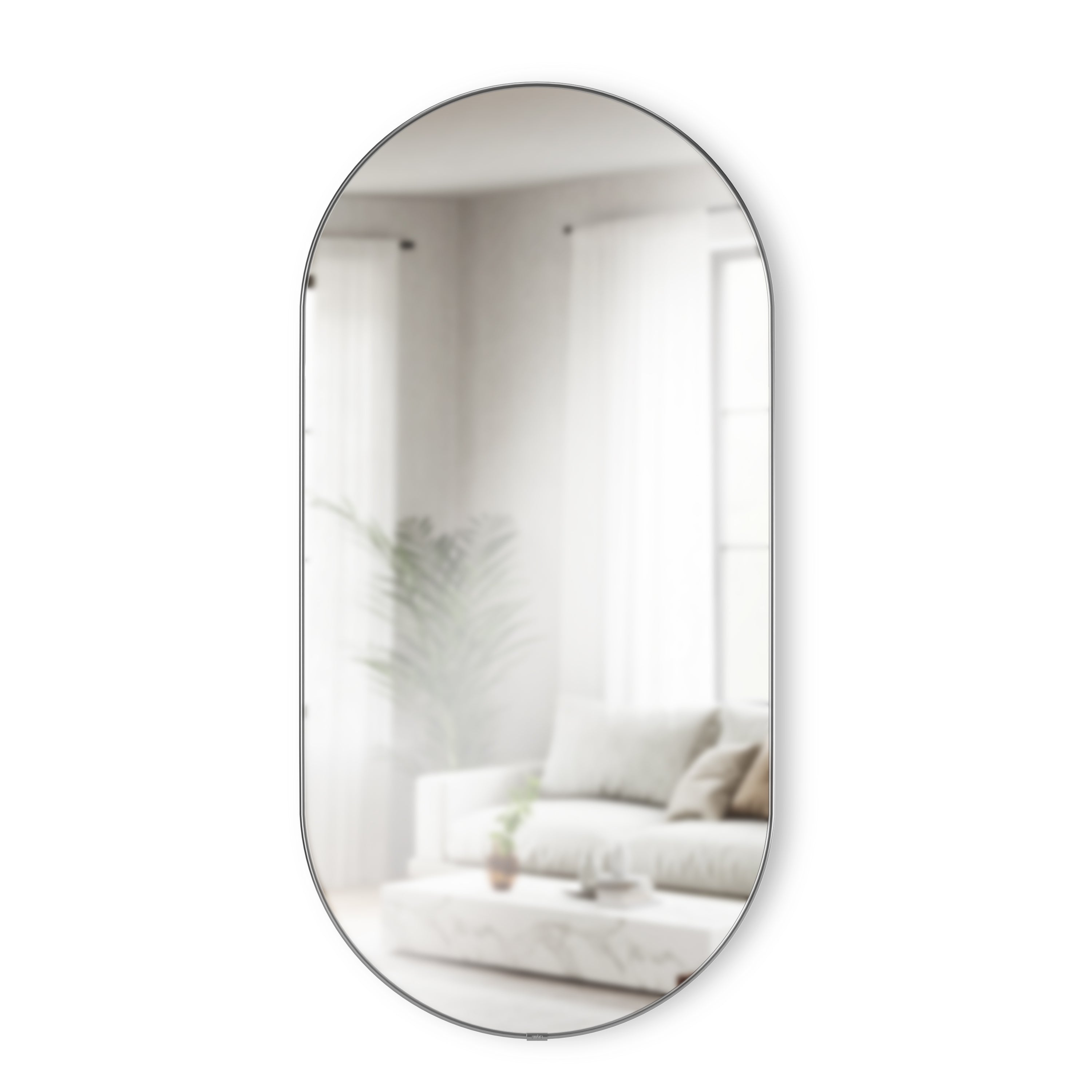 Umbra pilvormige spiegel Hubba- 45 x 91 x 4 cm - titanium