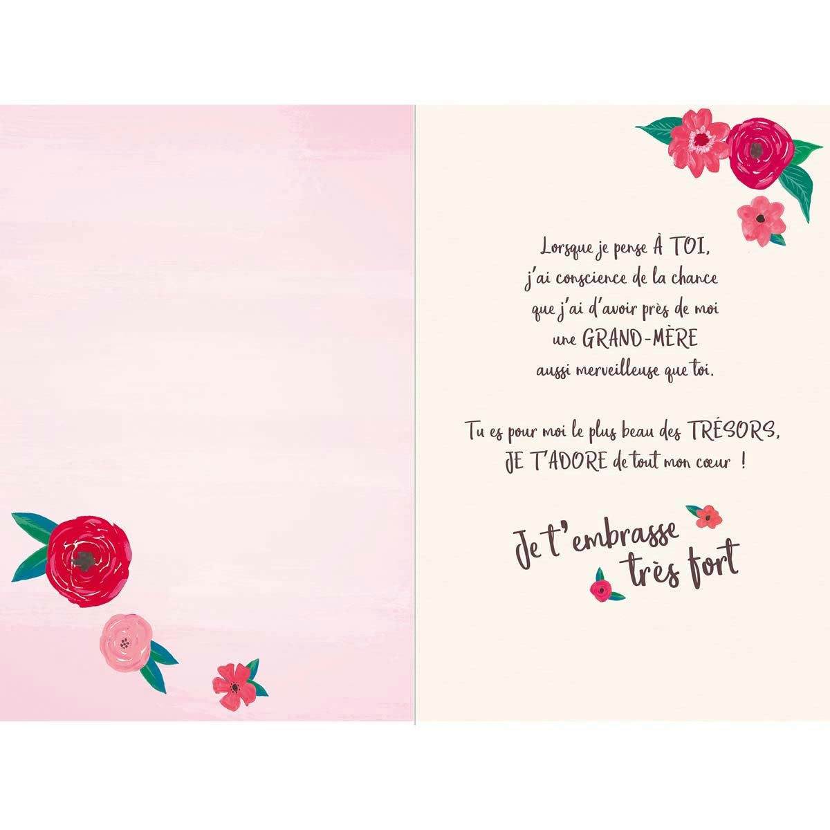 - Carte Grand-mère En Or