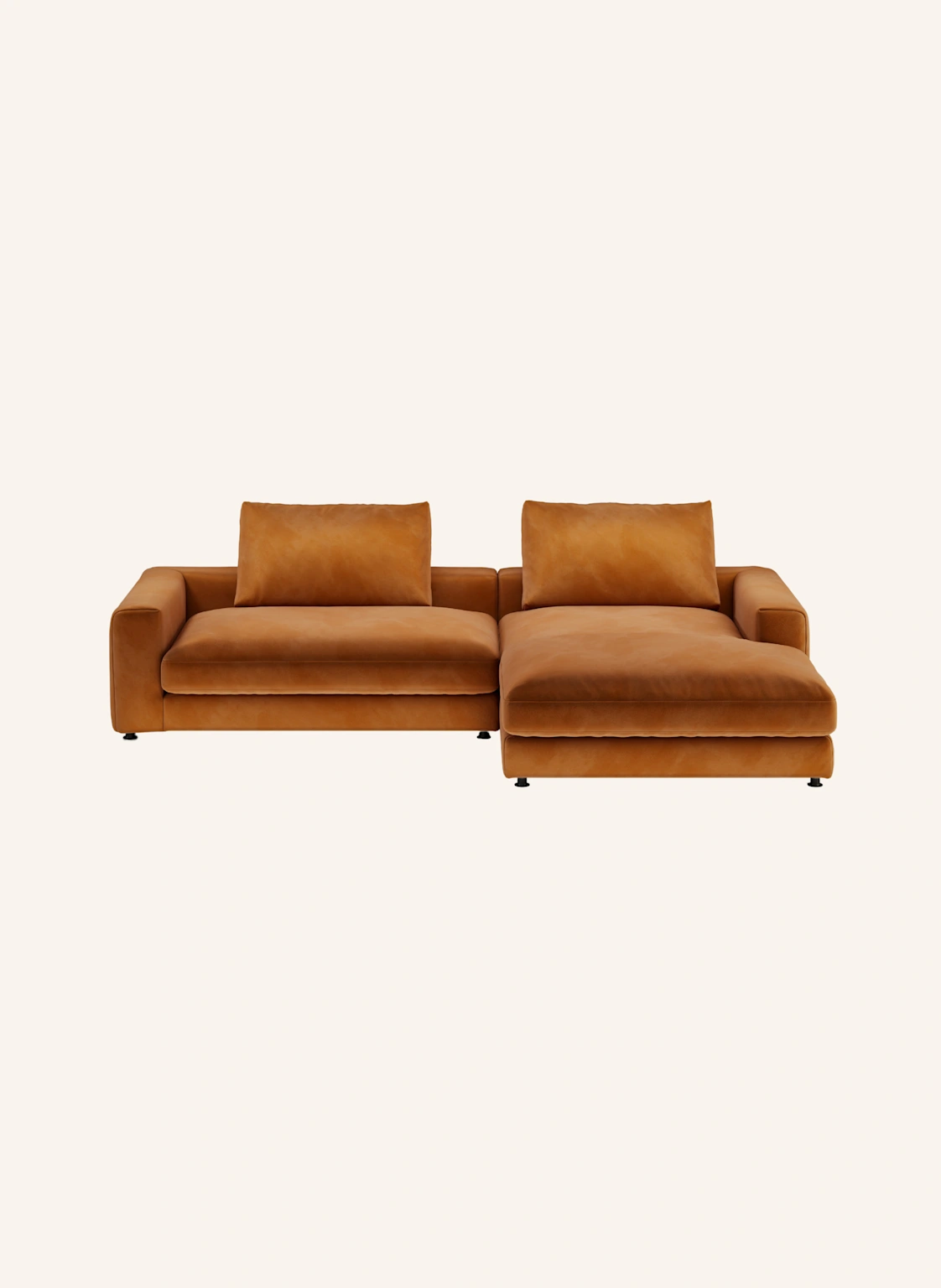 nydo Ecksofa XL MOSLER, rechts, Velours