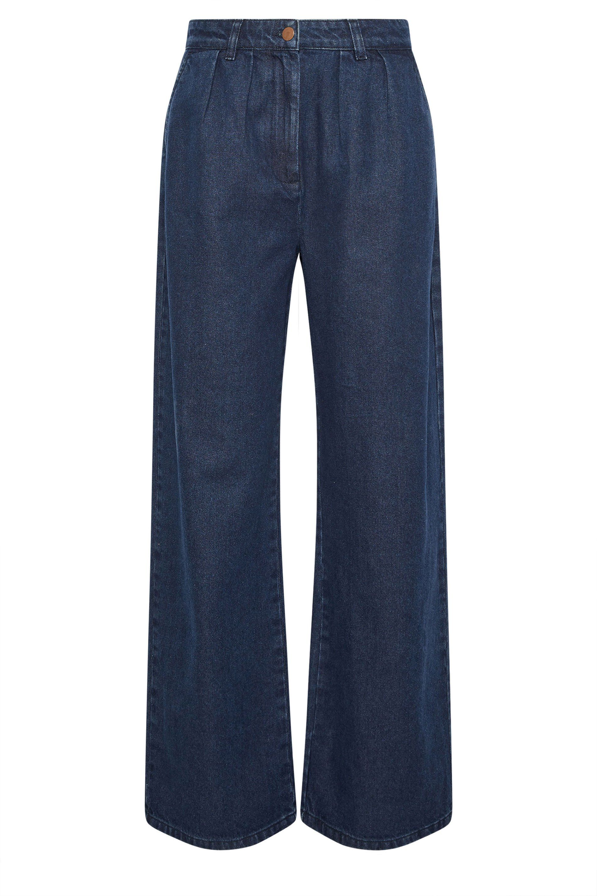 Long Tall Sally Tall Pleated Wide Leg Jeans