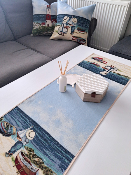 Bieżnik Na Stół 40X100 Cm Dekoracyjny Ozdobny Plaża