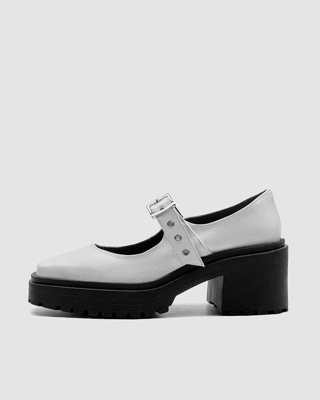 BOHEMA - Squared Pumps, ze skóry roślinnej, polska rodzinna marka
