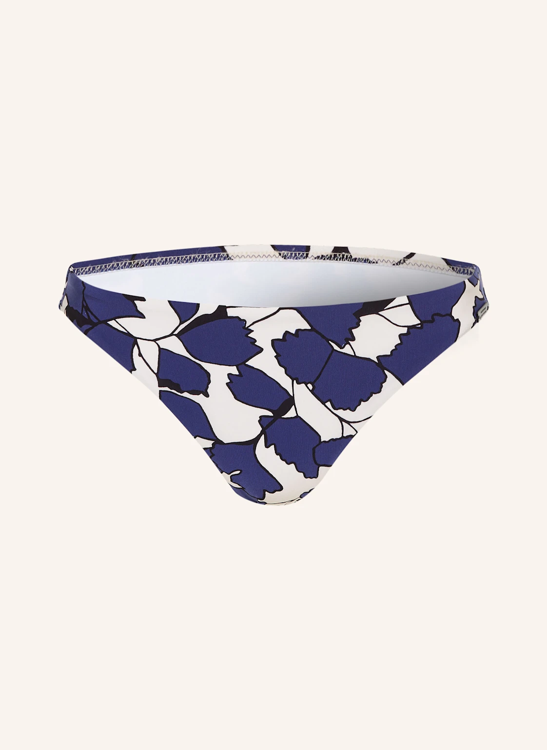 MARYAN MEHLHORN Basic-Bikini-Hose BLUE LEAVES
