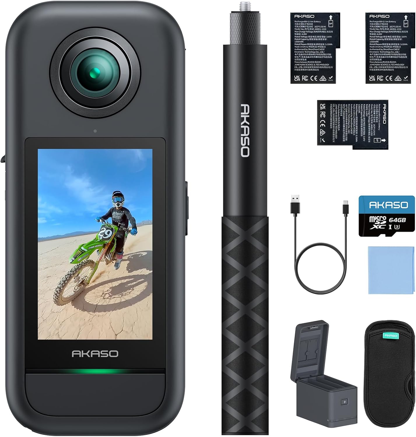 AKASO 360 Weatherproof 360° Action Camera