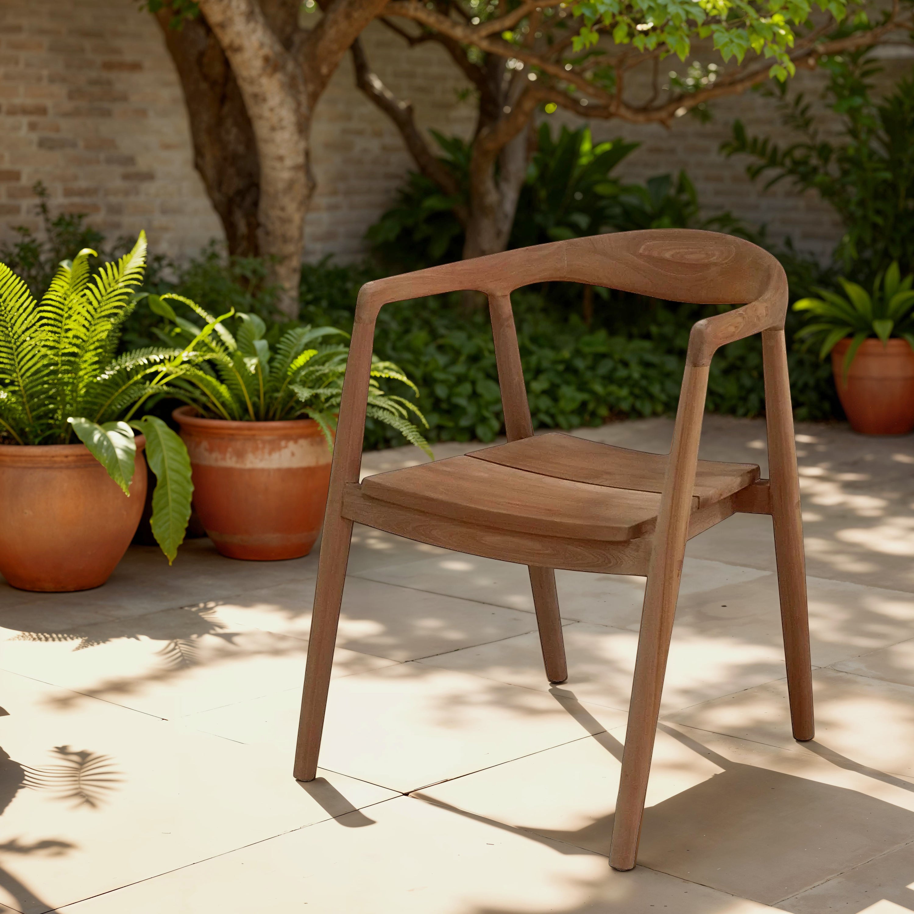 by fonQ Malia Eetkamerstoel - Teak