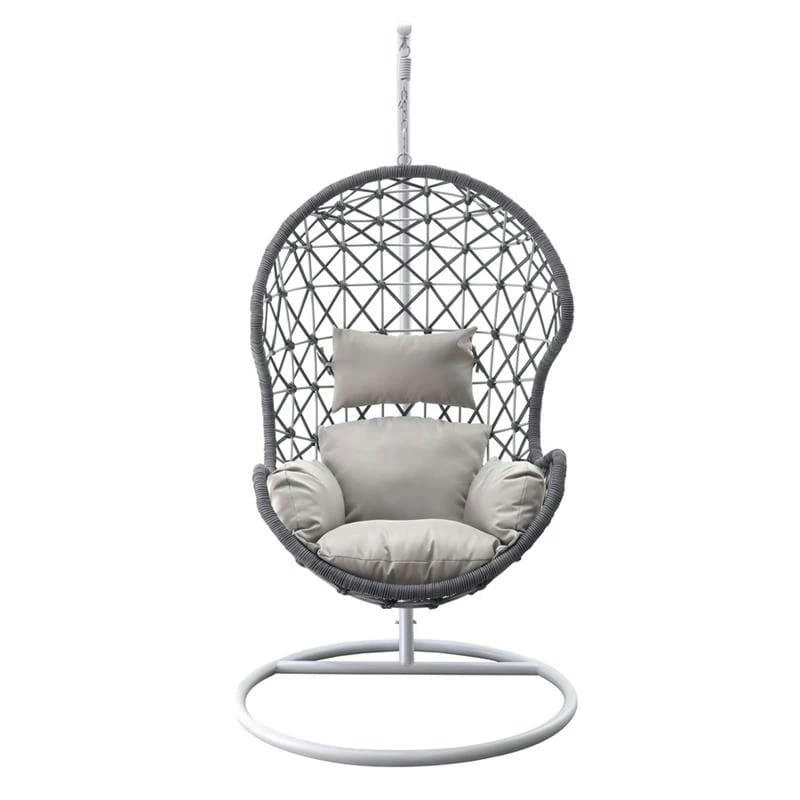 DREAMCORDA - Chaise berçante suspendue en corde bleue