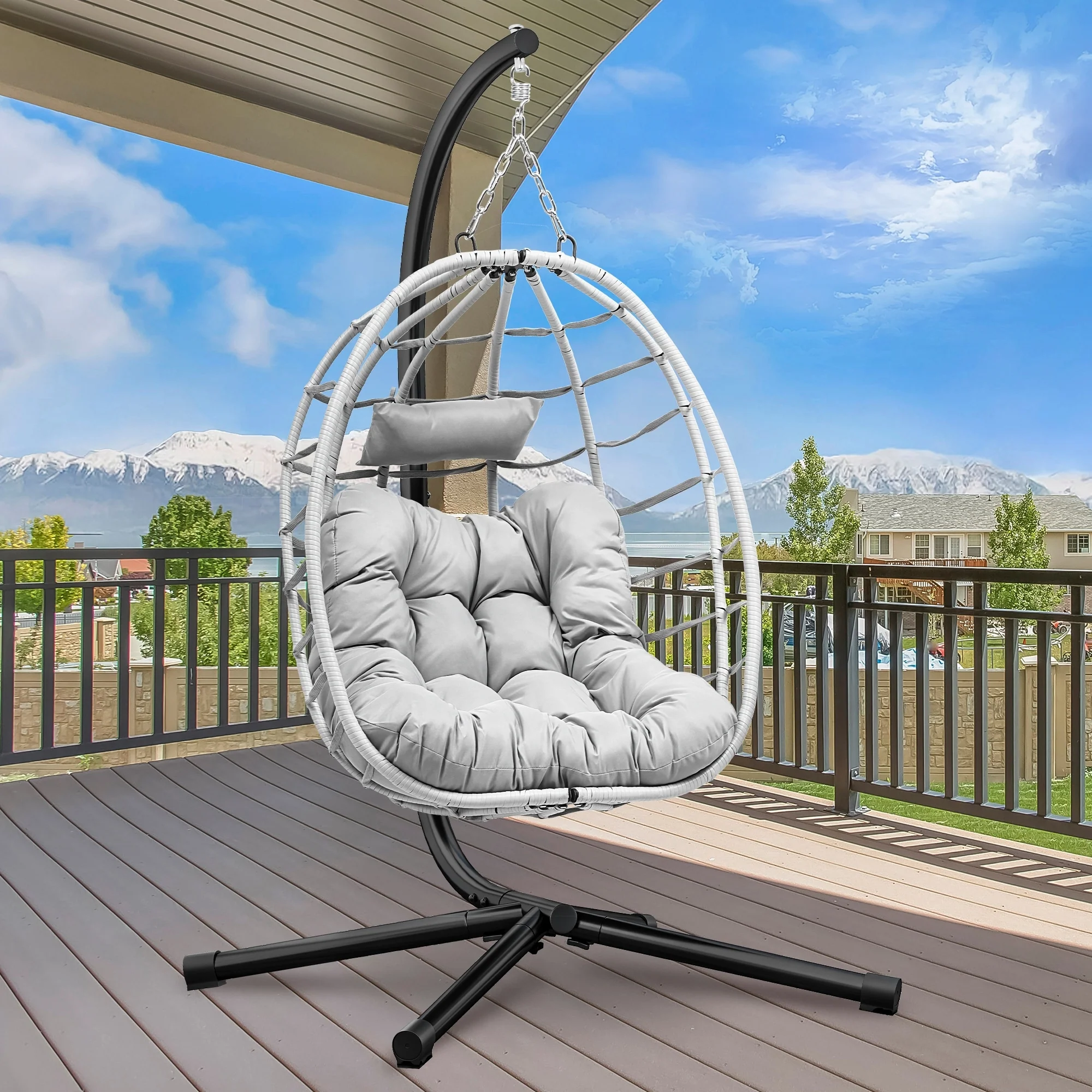 Zuriah Egg Chair with Stand