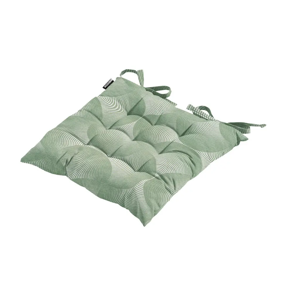 Madison - Zitkussen Napels - Groen - 46x46x8cm - Set van 4