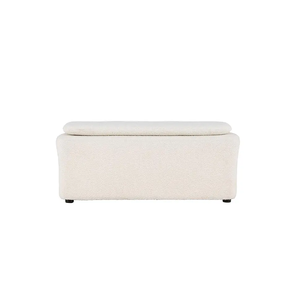 Hioshop Laurel poef wit