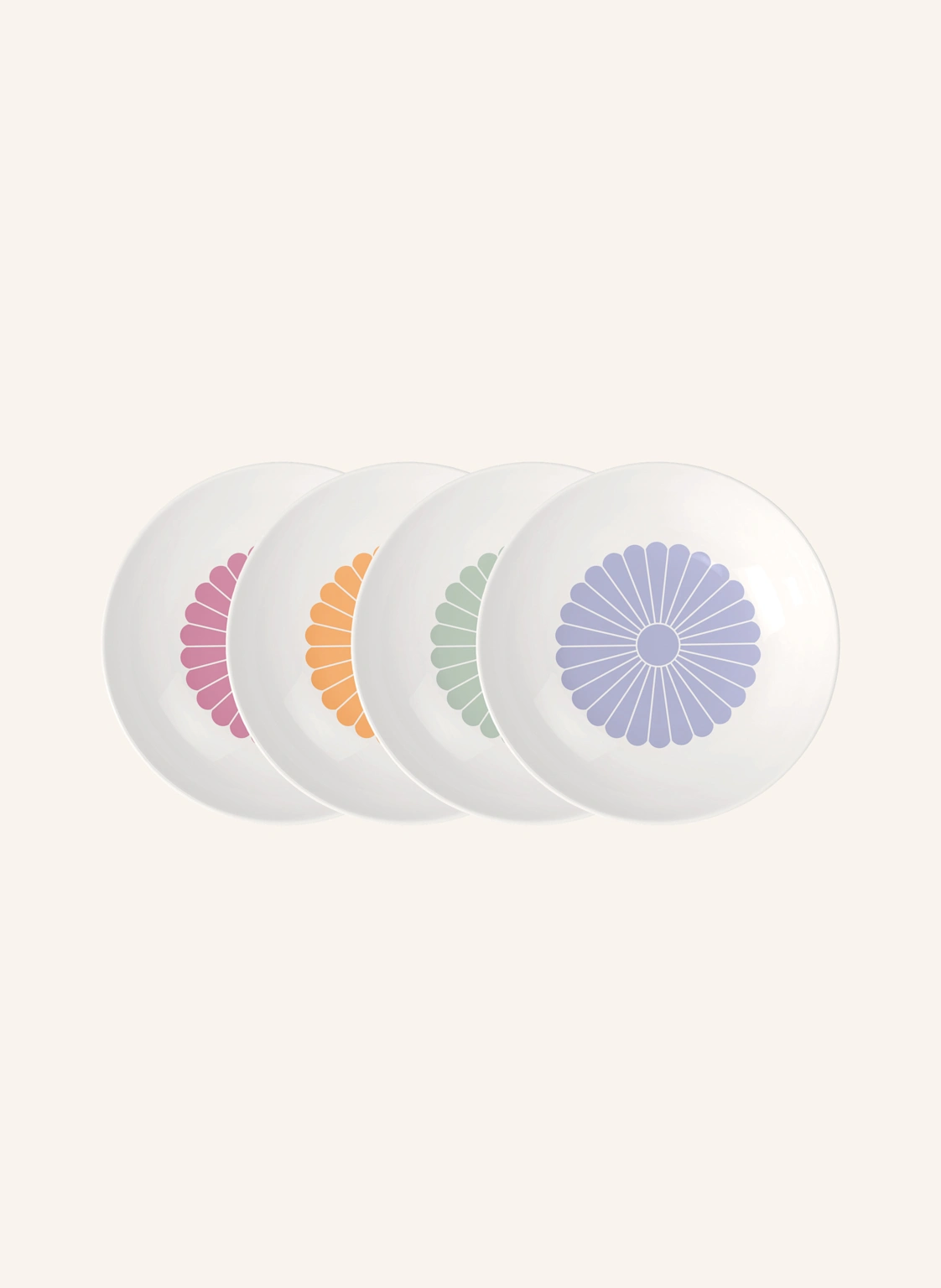 Villeroy & Boch Dessertschale 4tlg. FLEUR COULEUR