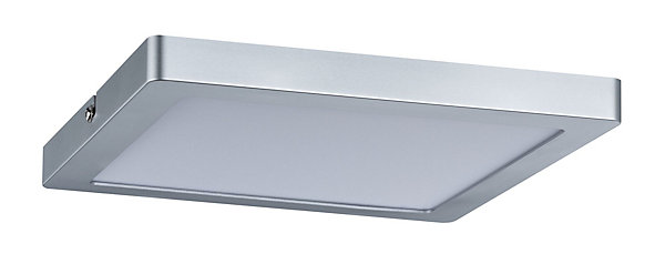 Panneau LED Atria carré 220x220 mm 14W 1150lm 2700K Chrome mat gradable