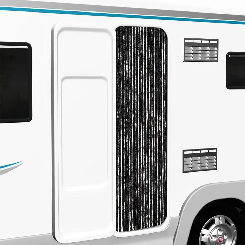 vidaXL - Insectengordijn - Antraciet - Polypropyleen