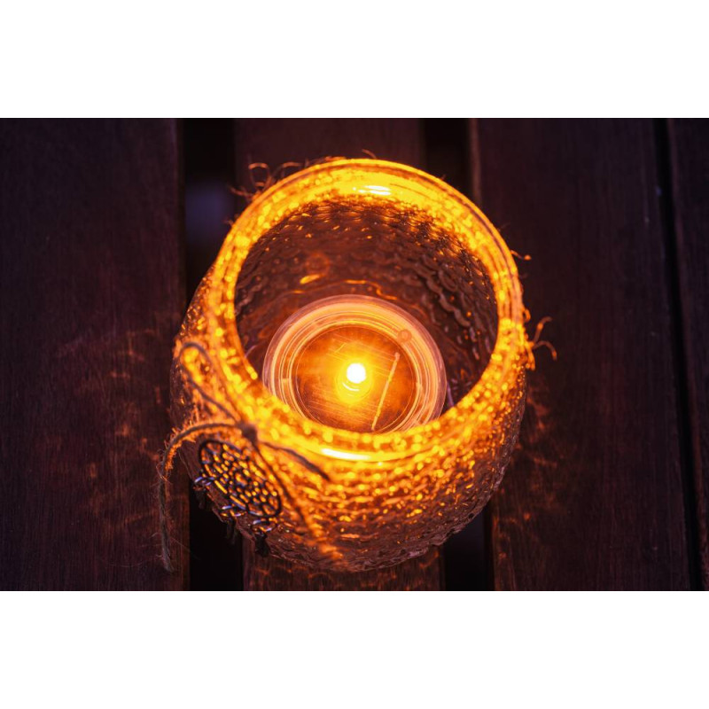 Bougie chauffe-plats LED solaire EGLO 3 pièces