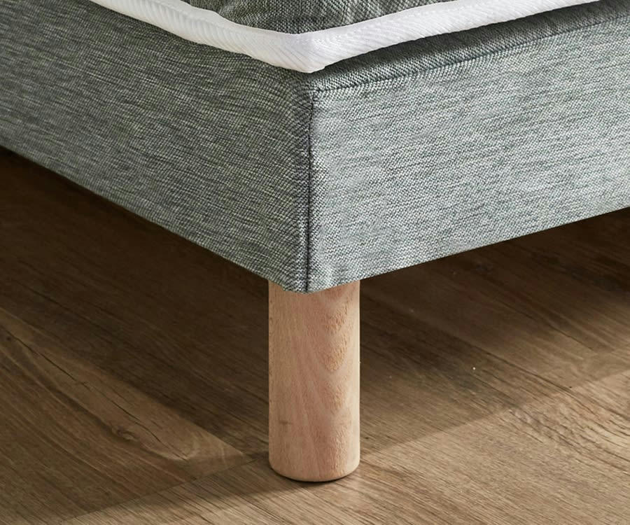 SOMMIER TAPISSIER - Sommier tapissier vert celadon 90x200