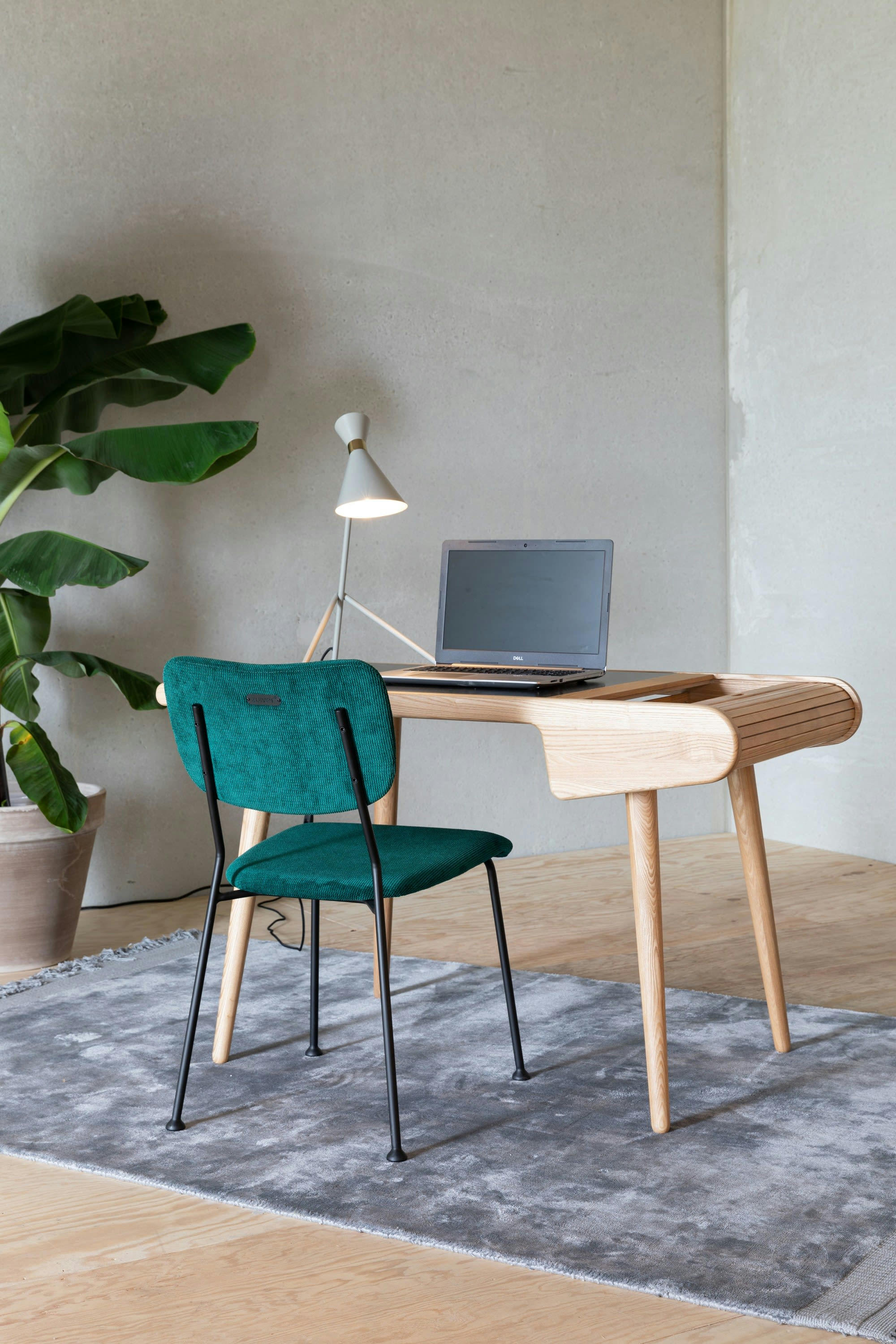 BARBIER - Bureau en bois beige
