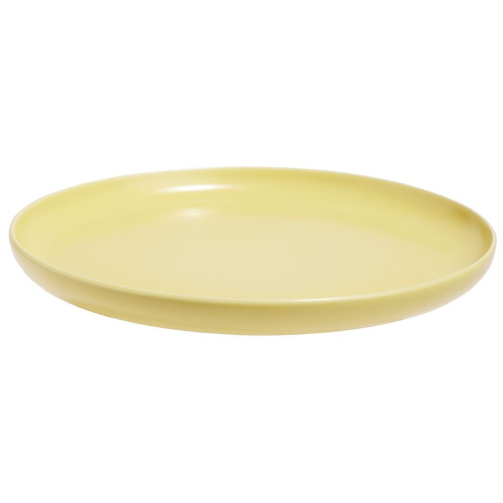 Assiette à dessert Oslo porcelaine jaune Ø19cm