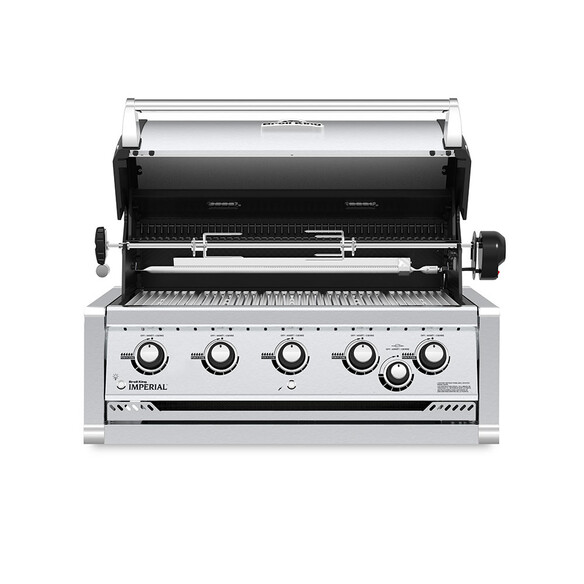 Barbecue gaz naturel encastrable Imperial S 570 inox   rôtissoire - Broil King