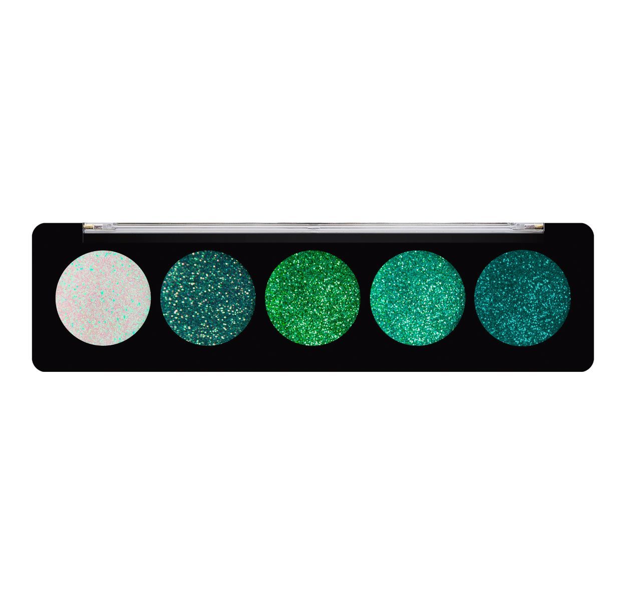 Profusion Cosmetics Emerald Gems - 5 Shade Glitter Palette