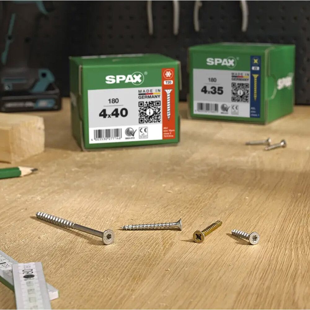 SPAX SENKHODE GUL 5X60, M 25 STK