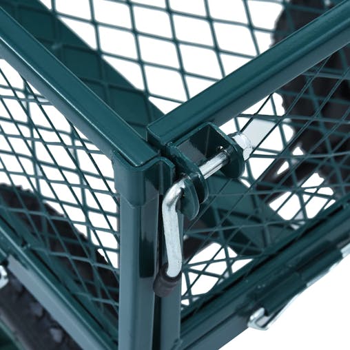 NNEVL Garden Hand Trolley Green 250 kg