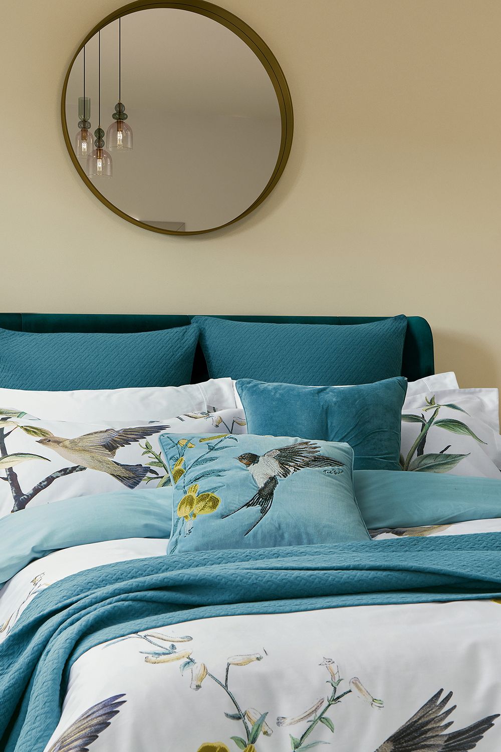 Ted Baker Botanical Birds' Cotton Duvet Cover Set