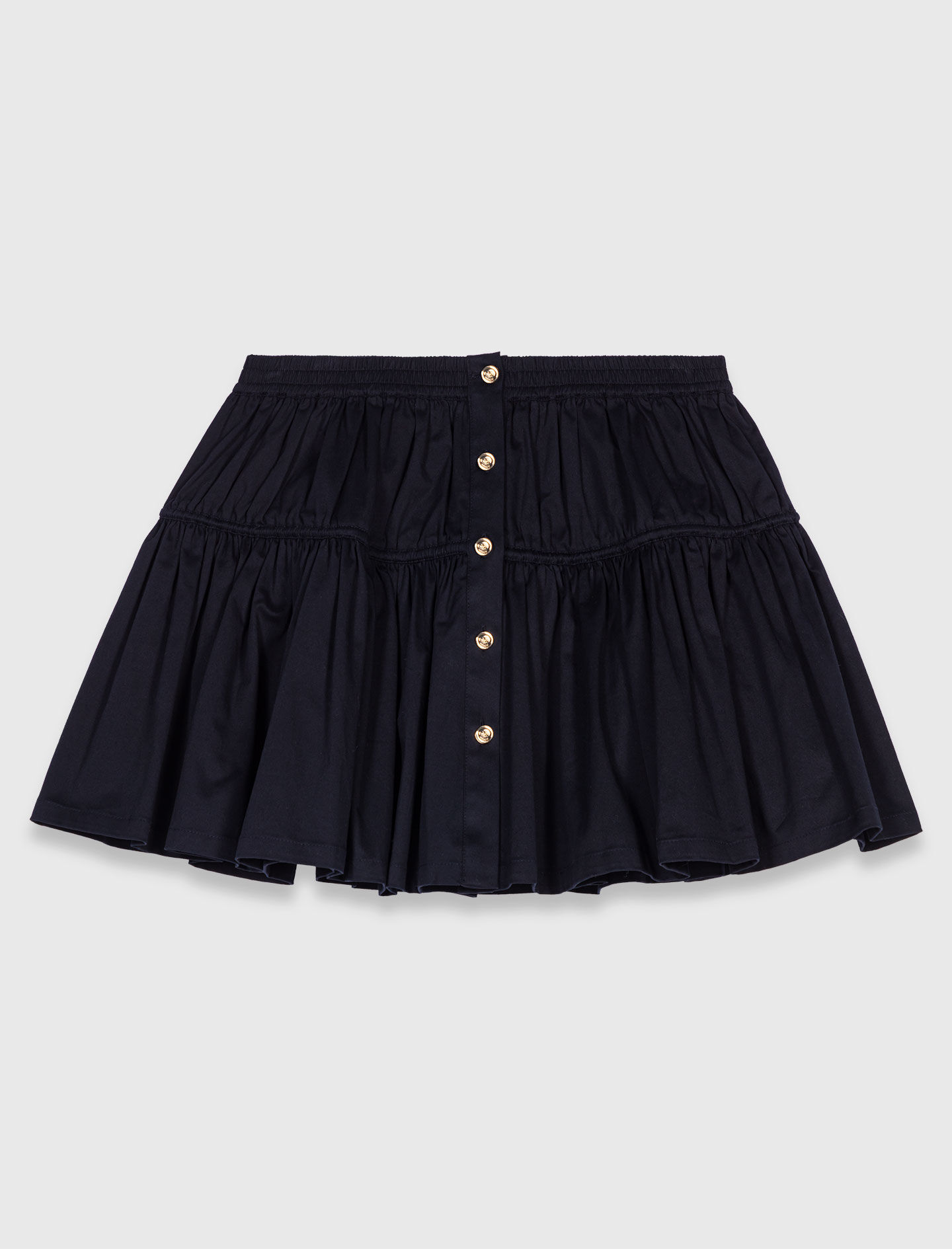 Jupe courte à taille élastique