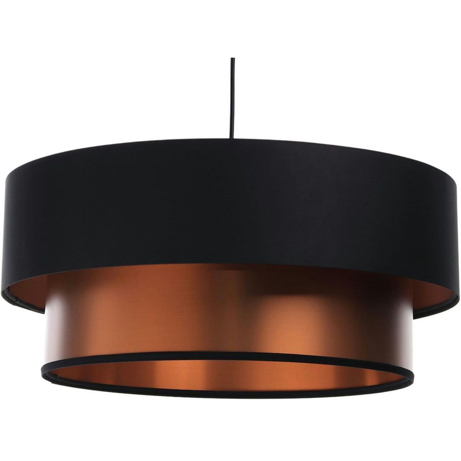 DUO ÉLÉGANT - Suspension Tissu Noir