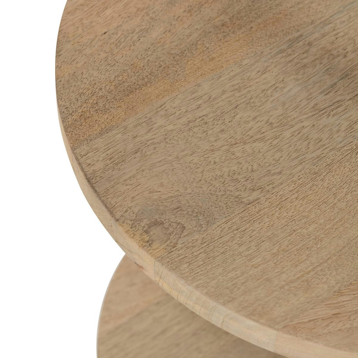 ELI - Table à manger ronde 110cm en bois clair