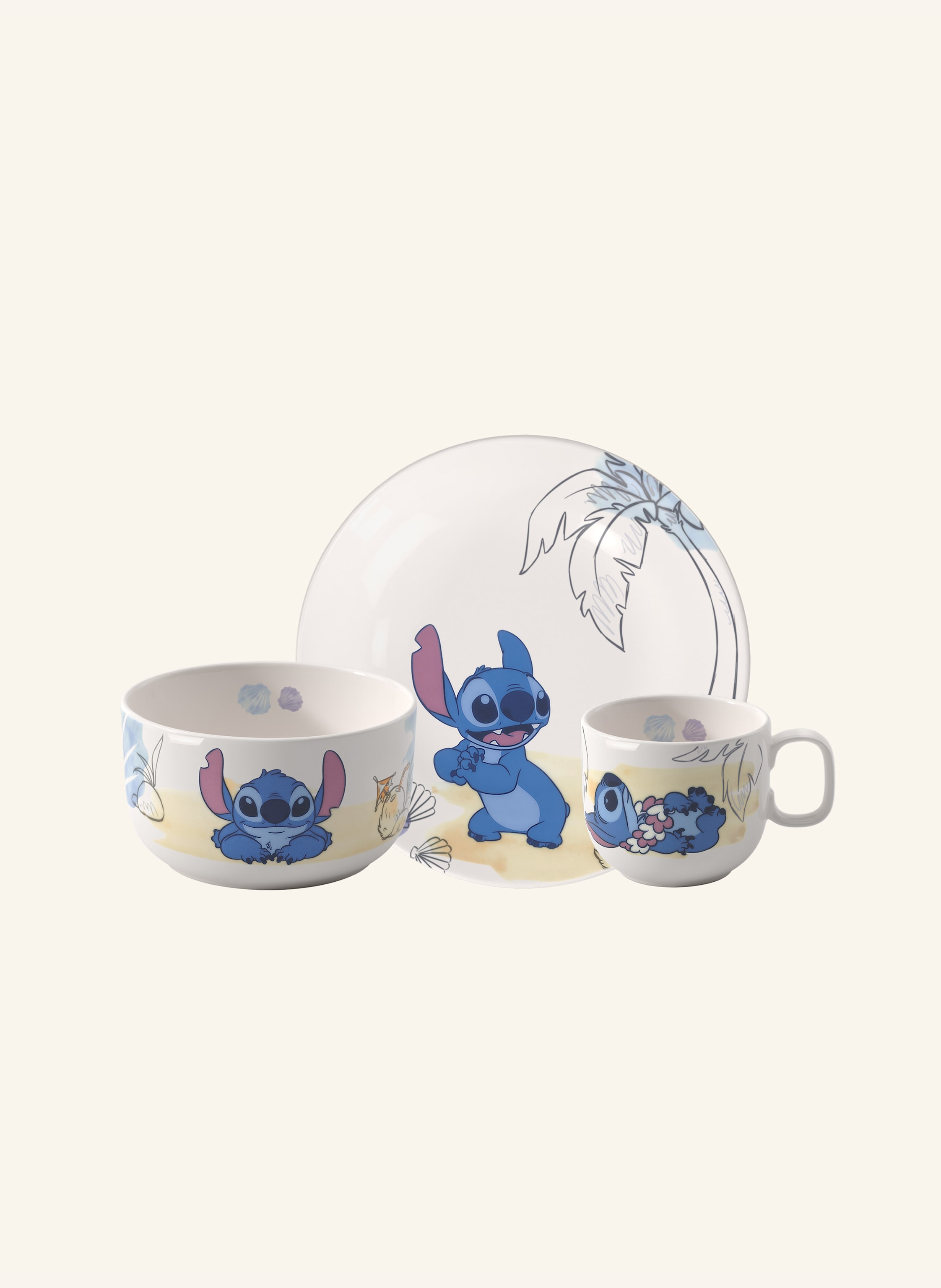 Villeroy & Boch Kindergeschirr Set 3tlg. DISNEY STITCH