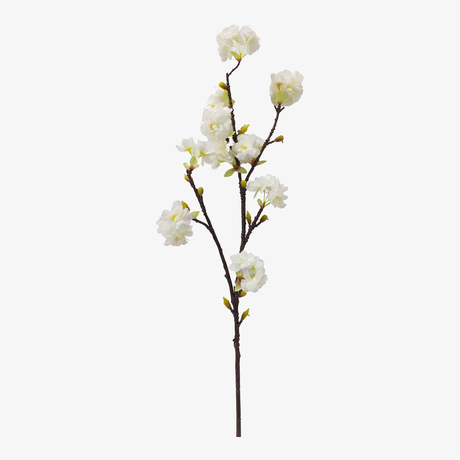 Kunstzweig Kirschblüte Weiß,L 930 mm
