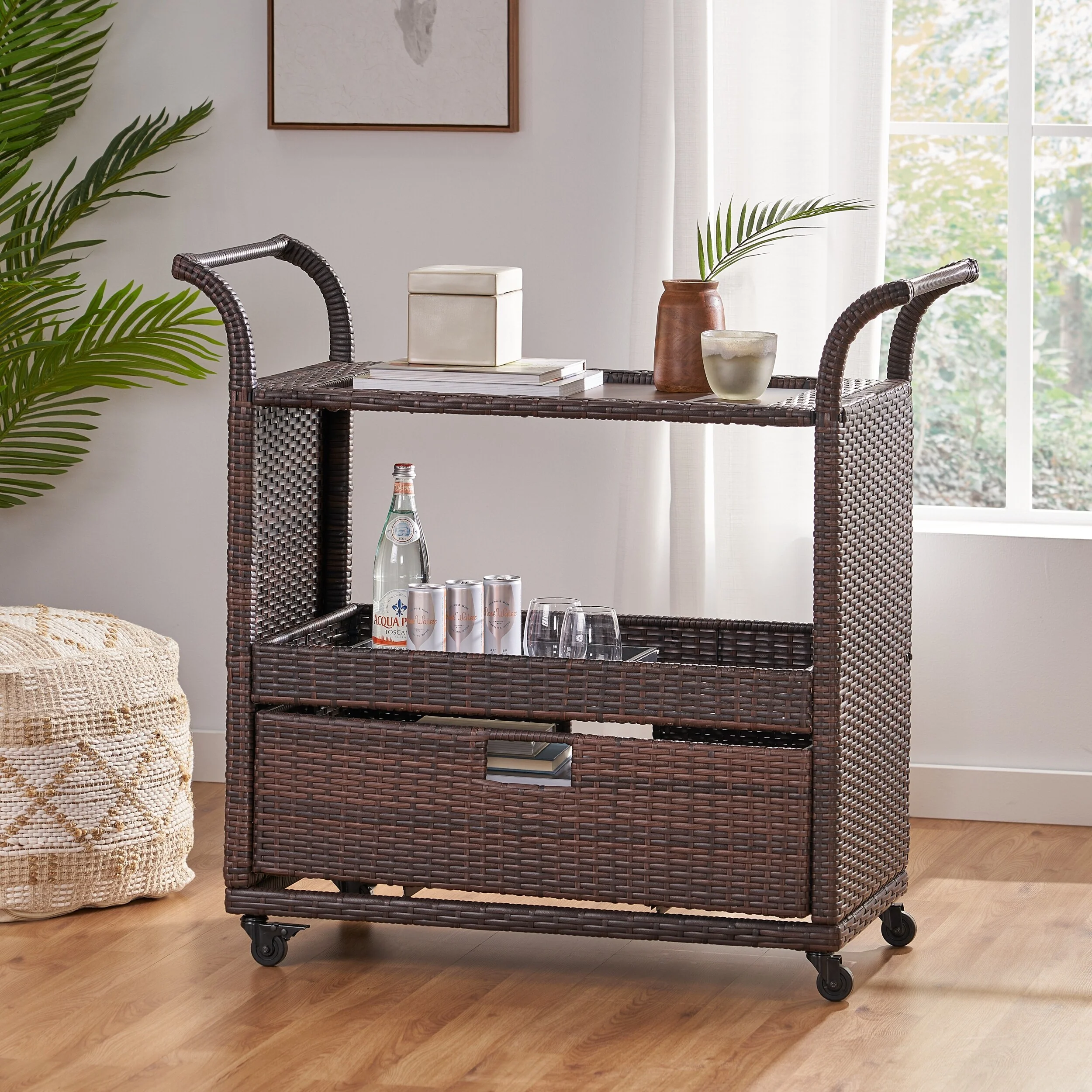 Corona Bar Cart(no include stool)