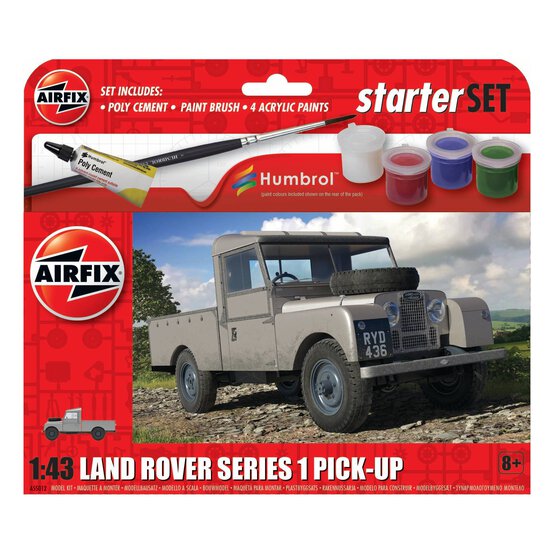 Airfix Land Rover Series 1 Pick-Up Starter Set 1:43