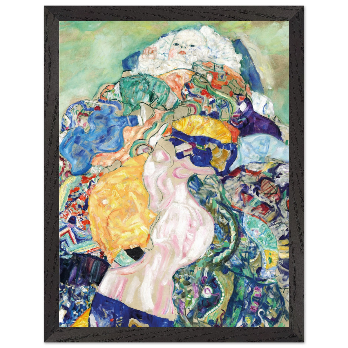 Artfulprints Poster met Lijst Gustav Klimt - Infant  - 30x40 cm - Meerkleurig