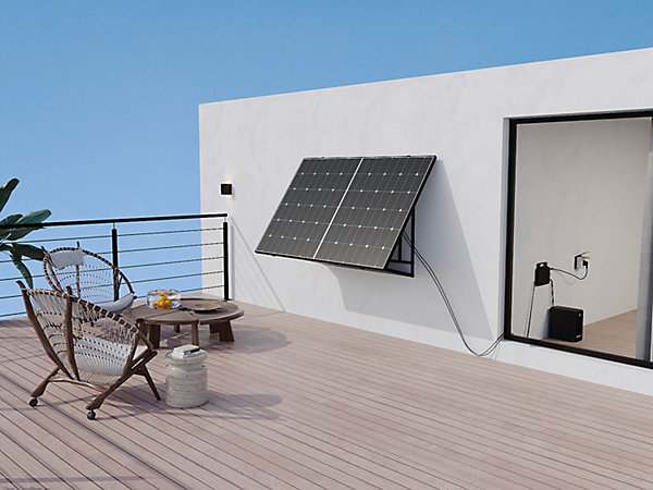 Kit panneau solaire Plug and Play   batterie de stockage - 425 W - LUMINOSER